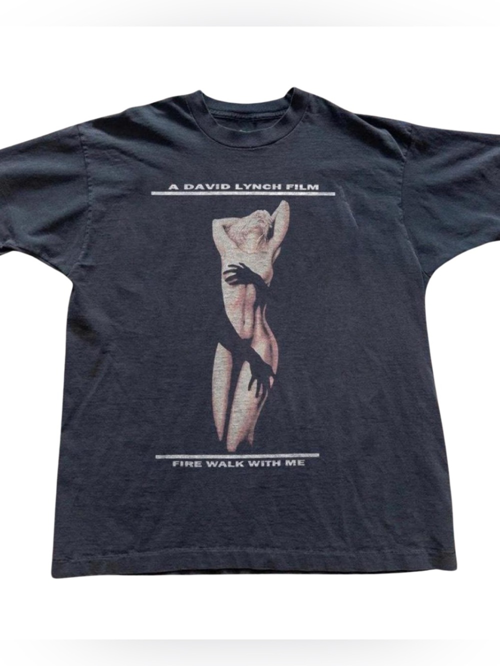 David Lynch 'Fire Walk With Me' Black Graphic Tee, Cotton Classic Shirt